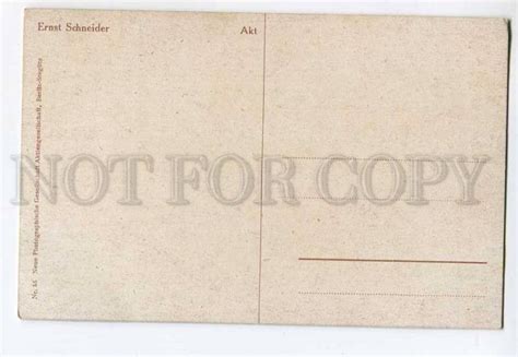 NUDE Nymph MERMAID By Ernst SCHNEIDER Vintage Pc Topics Folklore Legends Fairy