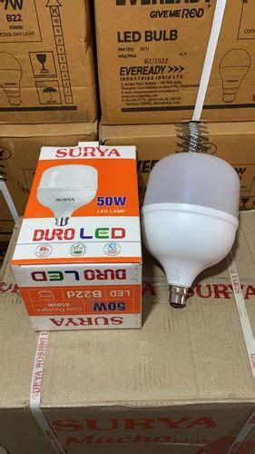 Plastic Surya W Duro Led Bulb Cool Daylight At Rs Piece In