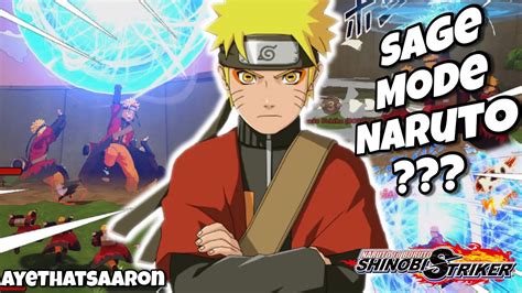 Sage Mode Naruto In Shinobi Striker Naruto To Boruto Shinobi