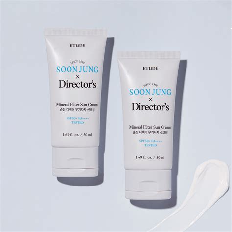 Etude Soon Jung X Directors Mineral Filter Sun Cream Spf Pa Ea