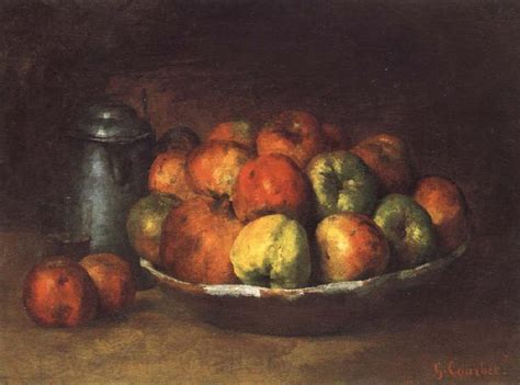 Still Life With Apples And A Pomegranate Gustave Courbet Open Picture