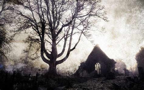 Gothic landscape, Landscape wallpaper, Cross wallpaper