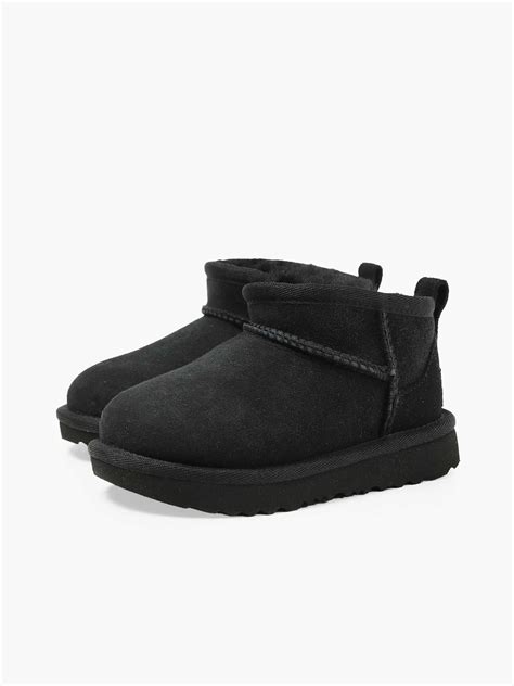 Ugg T Classic Ultra Mini Black Freshcotton