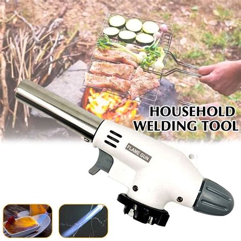 Zh Portable Camping Gas Torch Flame Gun Welding Fire Maker Lighter