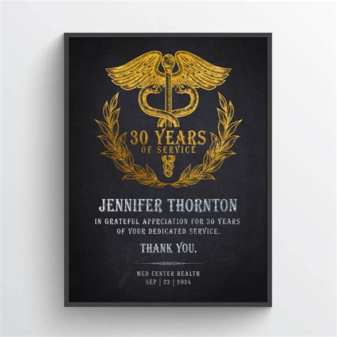 Years Work Anniversary Gift Doctor Thank You Gift Nurse