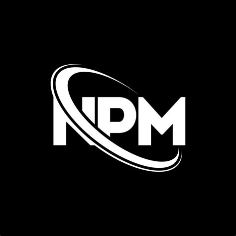 NPM logo. NPM letter. NPM letter logo design. Initials NPM logo linked ...