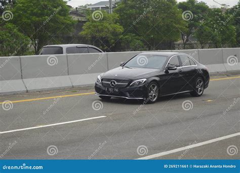 Mercedes-Benz C250 2.0 AMG editorial photo. Image of private - 269211661