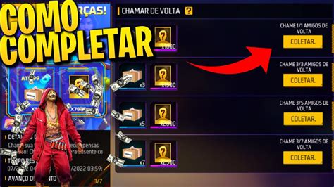 Como Chamar Amigo De Volta No Free Fire Como Completar O Evento Chama