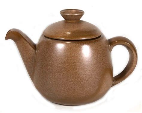 Vintage Frankoma Teapot Plainsman Brown Etsy Tea Pots Vintage