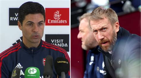 Arsenals Mikel Arteta Sends Message To Graham Potter Amid Chelsea Woes