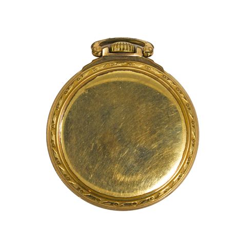 1943-A 16 size Open Face Railroad Pocket Watch Hamilton, 21 Jewels Gold