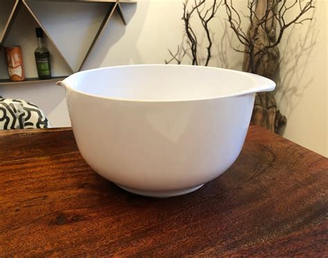 Vintage Danish Modern R Sti White L Mepal Service Mixing Bowl Etsy