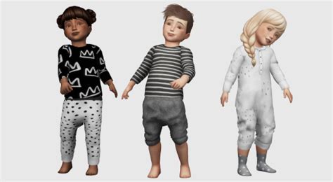 The Sims 4 Fashion Cc Download Free Pajamas Toddler