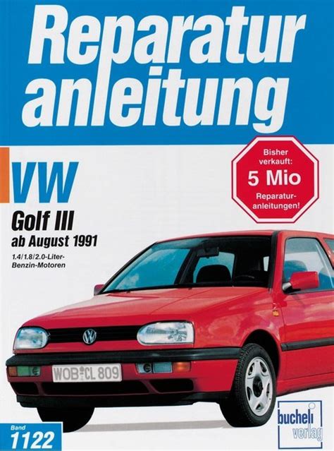 Isbn Vw Golf Iii Benziner Ab Gebraucht