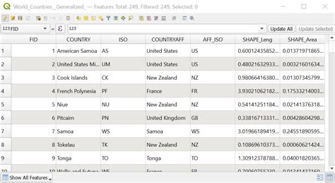 Attribute Table In Qgis Gis Resource Training Center