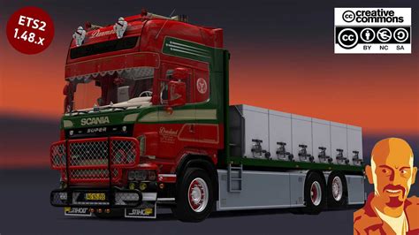 SCANIA R560 DONSLUND PRZYCZEPA 1 48 X ETS2 ETS2 Mody ATS Mod