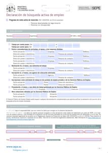 Certificado De B Squeda Activa De Empleo Requisito Para La Renta