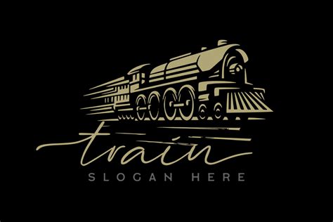 Train Logo Design Template Premium - Creative Design