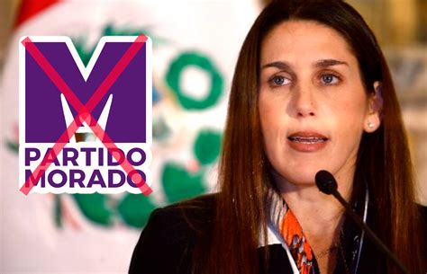 Carolina Lizárraga renuncia irrevocablemente al Partido Morado