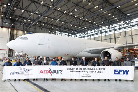 EFW Re Delivers First A330P2F To Altavair Aviation Business News