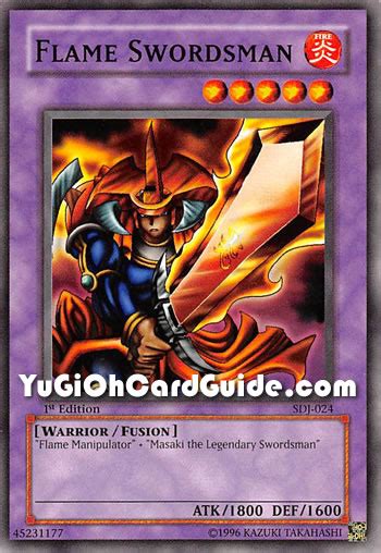 Flame Swordsman Yu Gi Oh