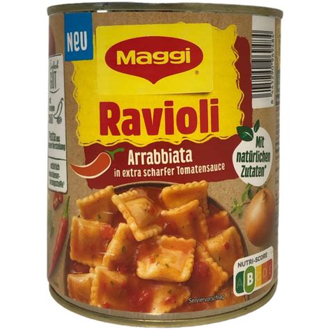 Maggi Ravioli Arrabiata In Extra Scharfer Tomatensauce 800g Dose