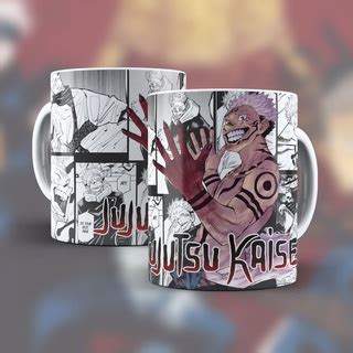 Caneca Jujutsu Kaisen Yuji Sukuna Satoru Gojo Megumi Fushiguro Shopee