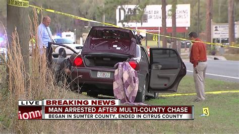 Man Arrested After Multi County Chase Youtube