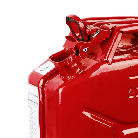 Liter Stalen Brandstof Jerrycan Zwart Jerrycanshop Nl