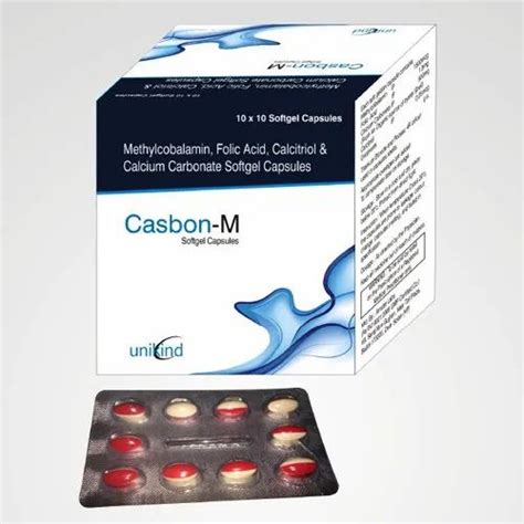 Methylcobalamin Folic Acid Calcitriol And Calcium Carbonate Softgel