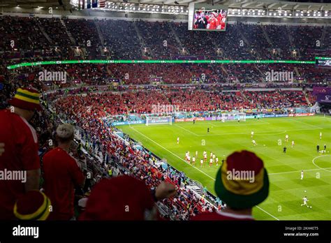 Welsh Supporters At Wales V Usa In The Fifa World Cup Credit Lewis