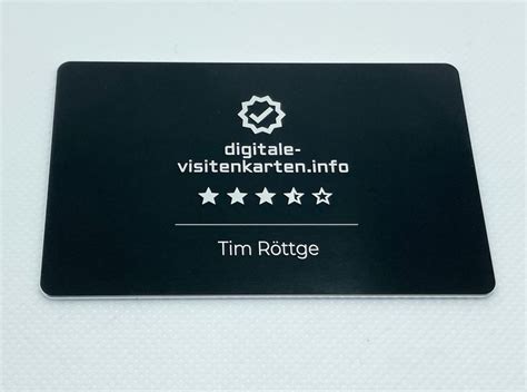 Onevcard Metal Digitale Nfc Metall Visitenkarte Im Test