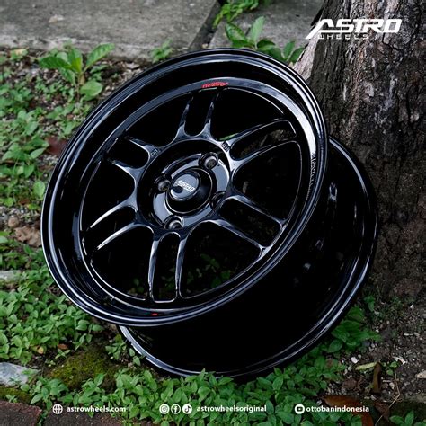 Velg Racing Flow Forged Astro Fuji Ring Lubang X Et Black