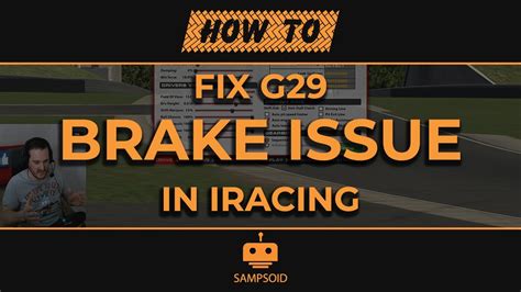 How To Fix Logitech G29 G920 Brake Issue In IRacing YouTube