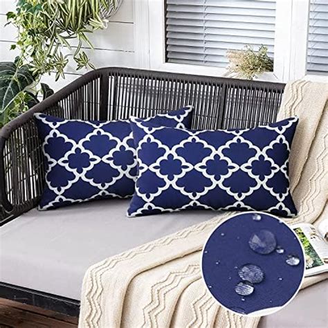 Amazon Colorful Floral Outdoor Waterproof Lumbar Pillow Covers