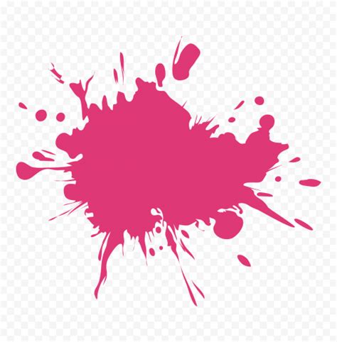 Pink Paint Splash PNG Citypng