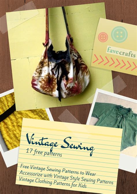 17 Vintage Sewing Patterns | FaveCrafts.com