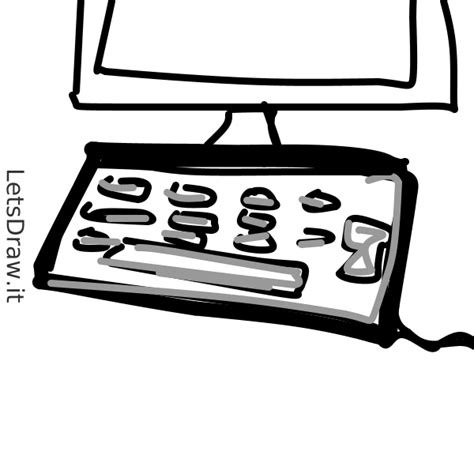 How to draw keyboard / 61hw8gxfa.png / LetsDrawIt