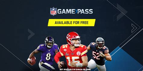 FOR A LIMITED TIME, with this free introductory offer to NFL Game Pass ...