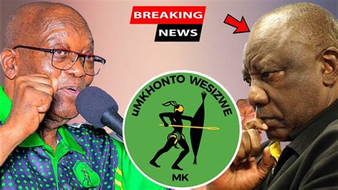 BREAKING NEWS MK PARTY HAS WON THEIR CASE AGAINST ANC TRADEMARK LOGO