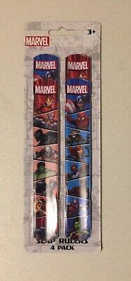 Marvel Super Hero Slap Rulers Bracelets Pack New Birthday Party Favor