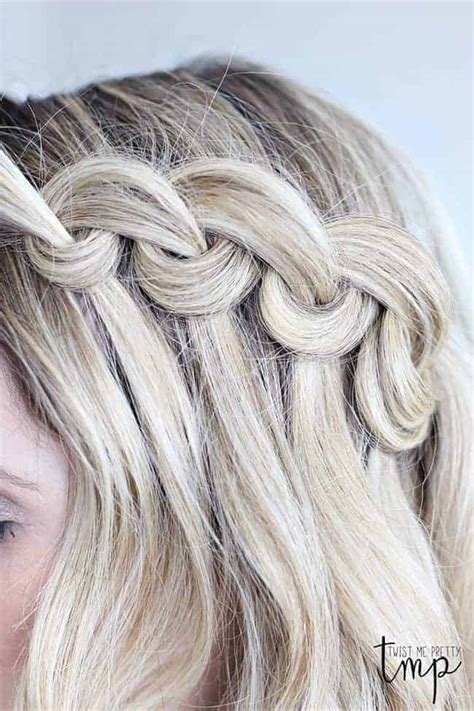 Water Fall Hair Braid Tutorial Step By Step