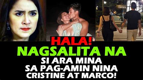 CRISTINE REYES And MARCO GUMABAO NAGSALITA NA SI ARA MINA SA PAGAMIN