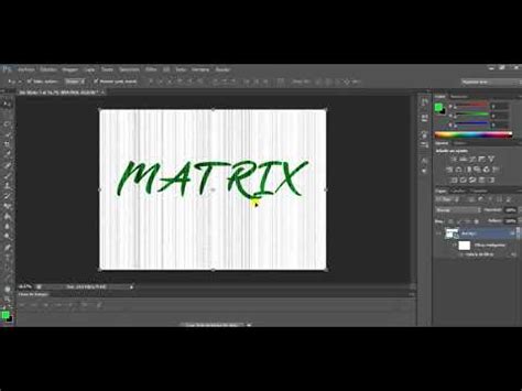 Efecto Matrix Photoshop CS6 YouTube