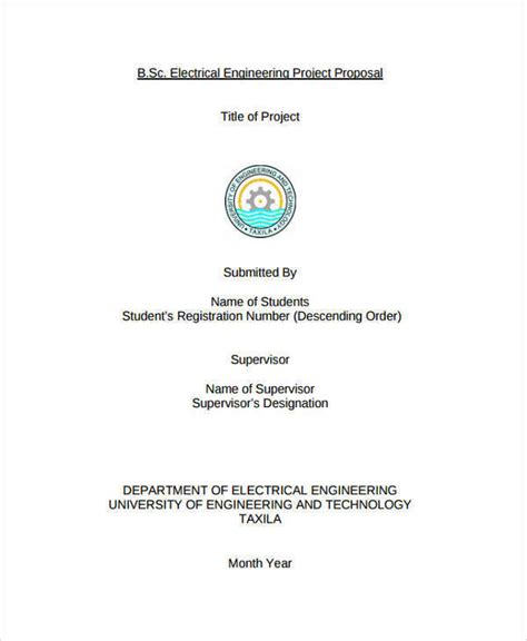 Free Engineering Proposal Templates In Ms Word Pdf Pages