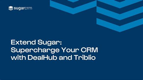 Extend Sugar Supercharge Your Crm With New Capabilities Speaker Deck