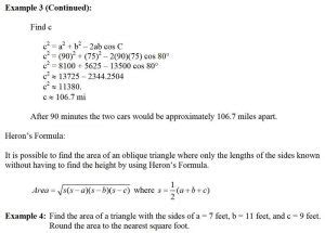 Law Of Cosines Formula Trung T M Gia S T M T I C Hotline