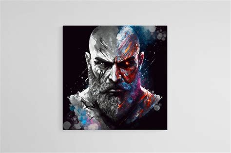 God of War Kratos, God of War Print, Video Game Poster, Game Room Decor, Boys Room, Gamer Gift ...