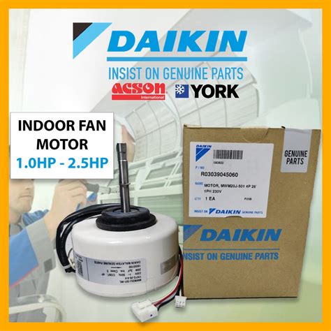 Daikin Indoor Fan Motor Hp Hp Daikin Genuine Parts Part No