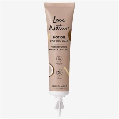 Oriflame Love Nature Hot Oil For Dry Hair With Organic Wheat And Coconut